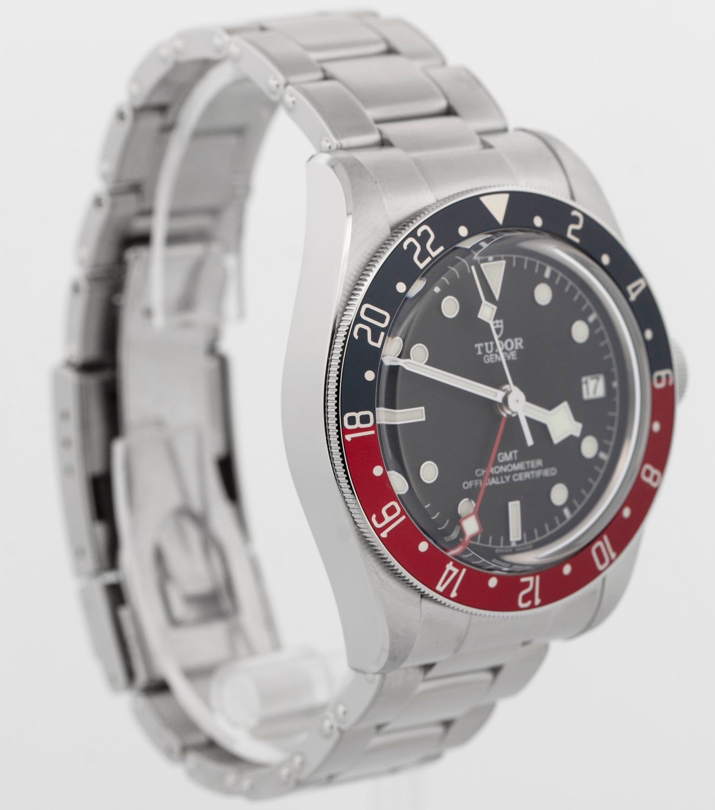 2026 PAPERS Tudor Black Bay GMT PEPSI Red Blue Steel 41mm 79830 RB Watch BOX