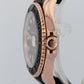 Rolex Yacht-Master BLACK 18K Rose Gold Oysterflex Rubber 40mm 116655 Watch
