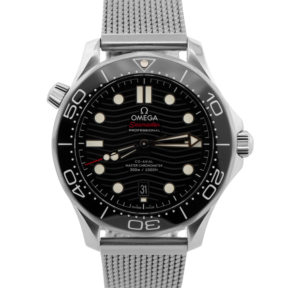 Omega Seamaster 210.32.42.20.01.001 Black Stainless Steel Ceramic 42mm Watch
