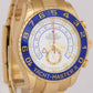 Rolex Yacht-Master II 18K Yellow Gold White Blue Regatta 44mm 116688 BOX