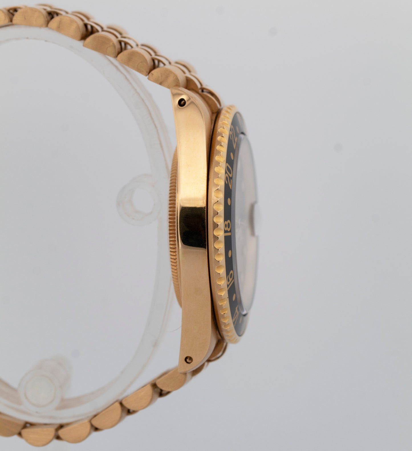 2023 RSC PAPERS Rolex GMT-Master II Black 40mm 18K Gold Jubilee Watch 16718 BOX