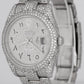 MINT Rolex DateJust DIAMOND Stainless Steel ARABIC 41mm Oyster Watch 126300