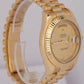 MINT PAPERS Rolex Day-Date II 41mm CHAMPAGNE 18K Yellow Gold Fluted 218238 BOX