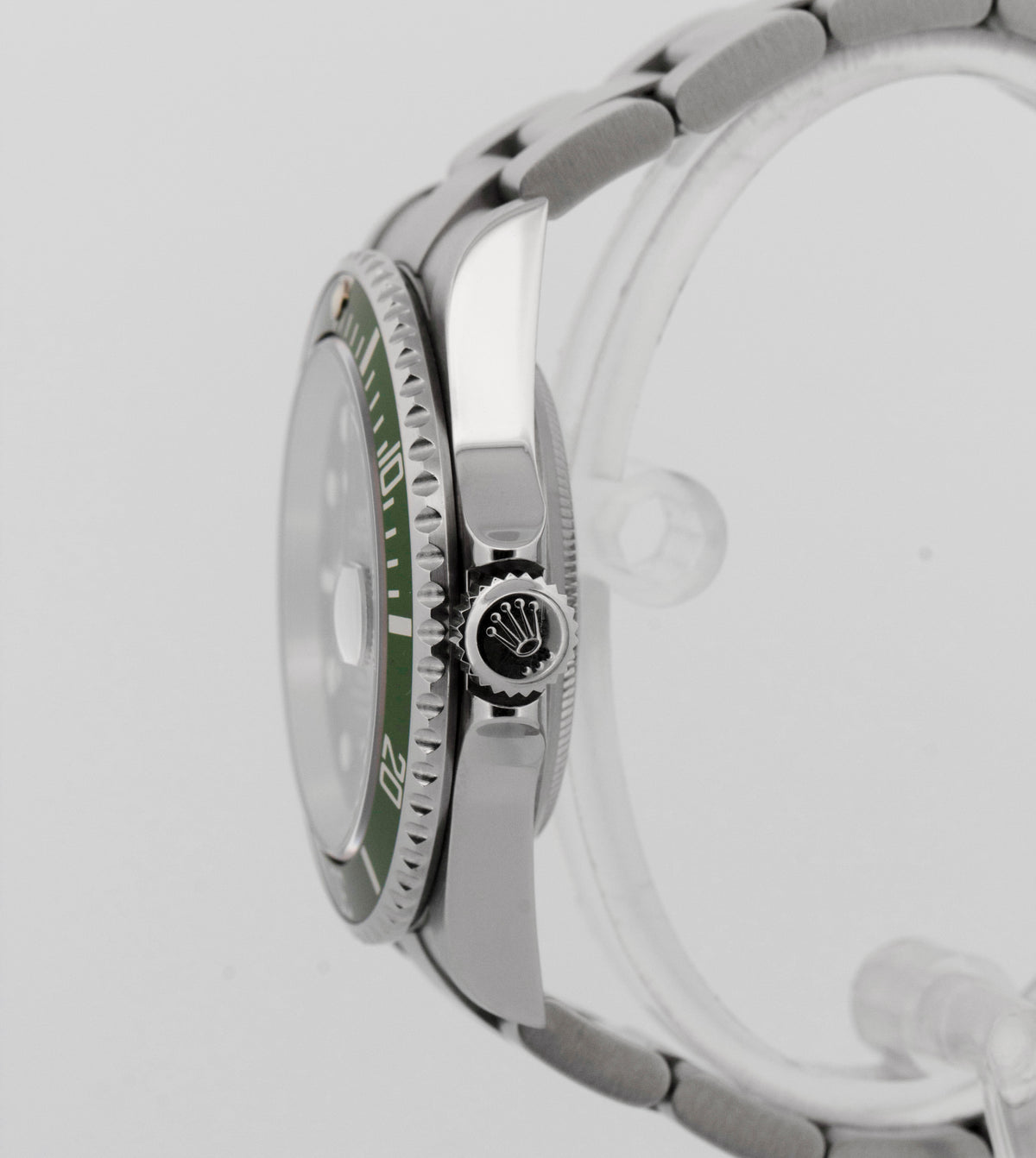 2005 Rolex Submariner Kermit 16610 LV Green Stainless Steel 40mm Dive Watch