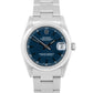 PAPERS Ladies Rolex DateJust Blue 31mm Stainless Steel Oyster Watch 78240 BOX