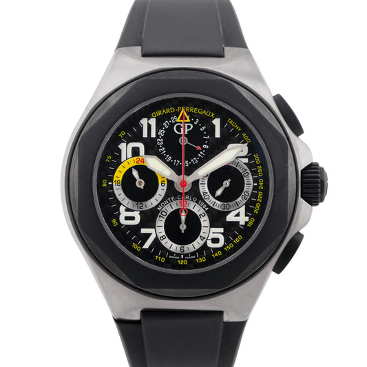 PAPERS Girard Perregaux Laureato Rallye Monte Carlo Titanium 46mm 80178 BOX