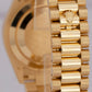 MINT PAPERS Rolex Day-Date II 41mm CHAMPAGNE 18K Yellow Gold Fluted 218238 BOX