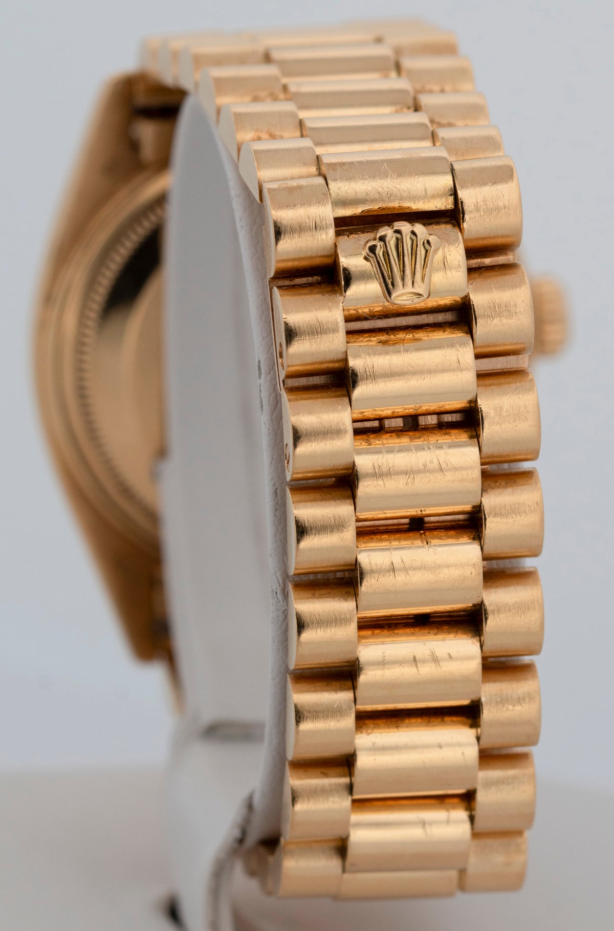 Rolex DateJust 1601 Factory Onyx 18K Yellow Gold DateJust President 36mm Watch