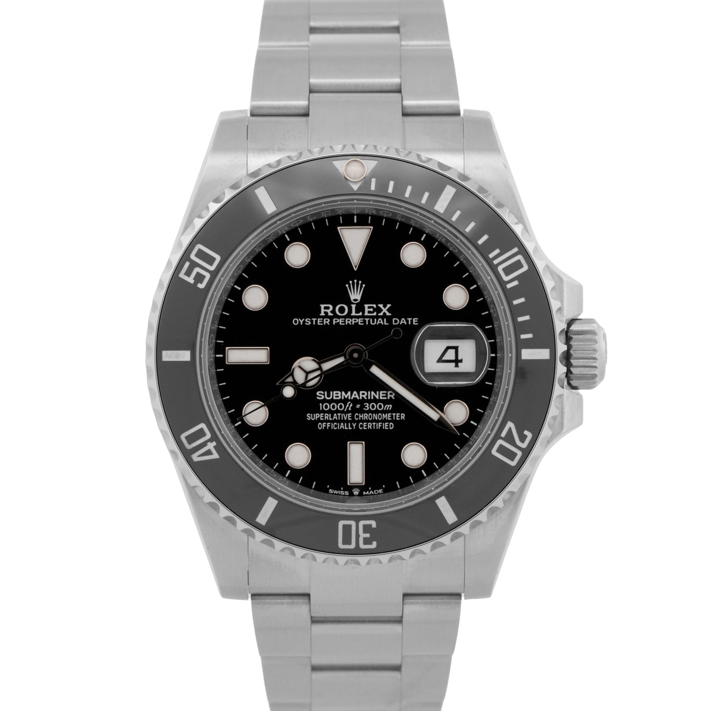 2024 PAPERS Rolex Submariner Date BLACK Stainless Steel 41mm 126610 LN Watch BOX