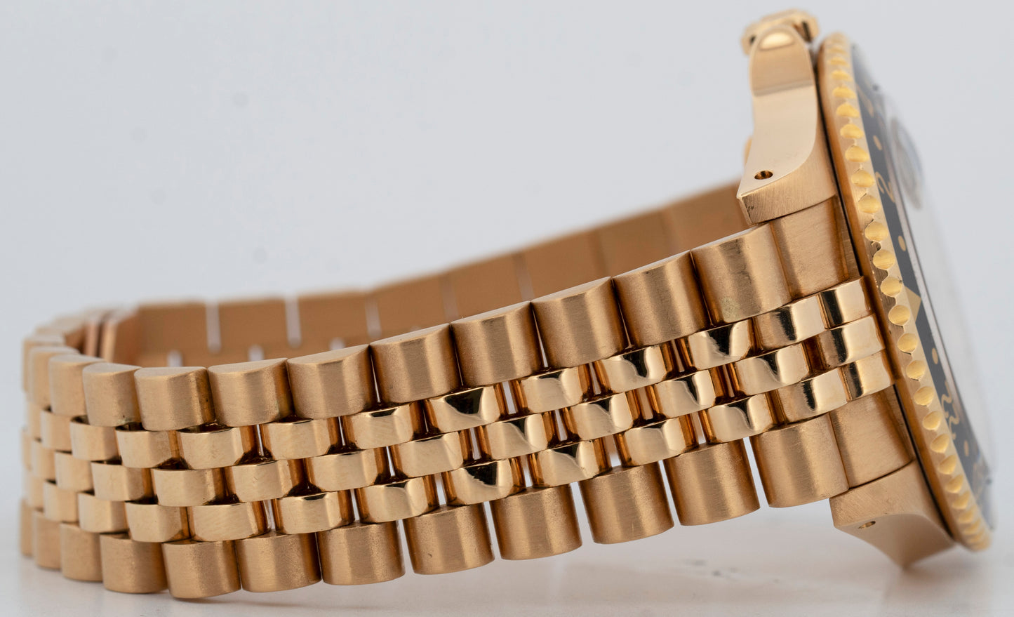 2023 RSC PAPERS Rolex GMT-Master II Black 40mm 18K Gold Jubilee Watch 16718 BOX