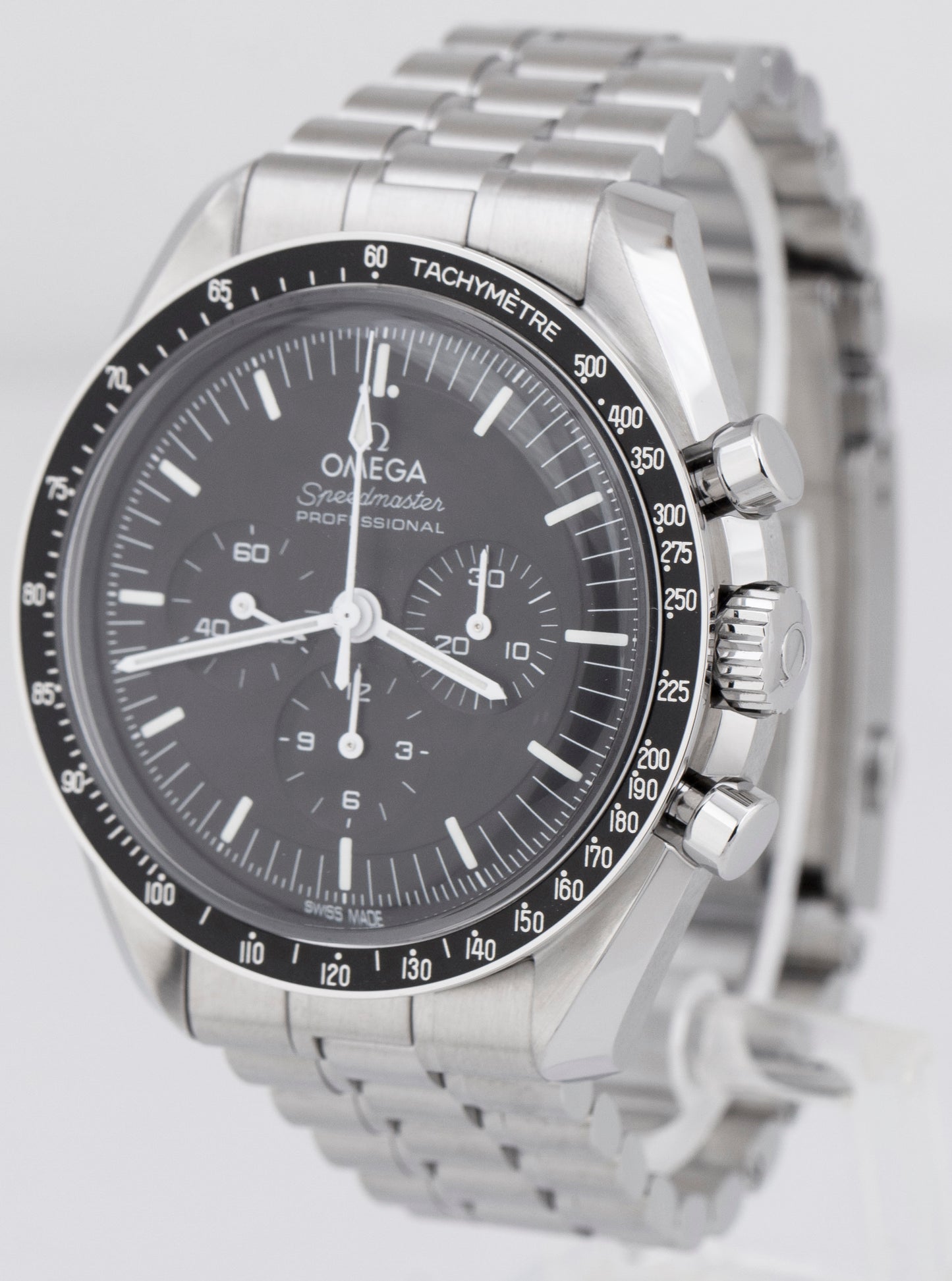 MINT 2024 PAPERS Omega Speedmaster Moonwatch 42mm Steel 310.30.42.50.01.001 BOX