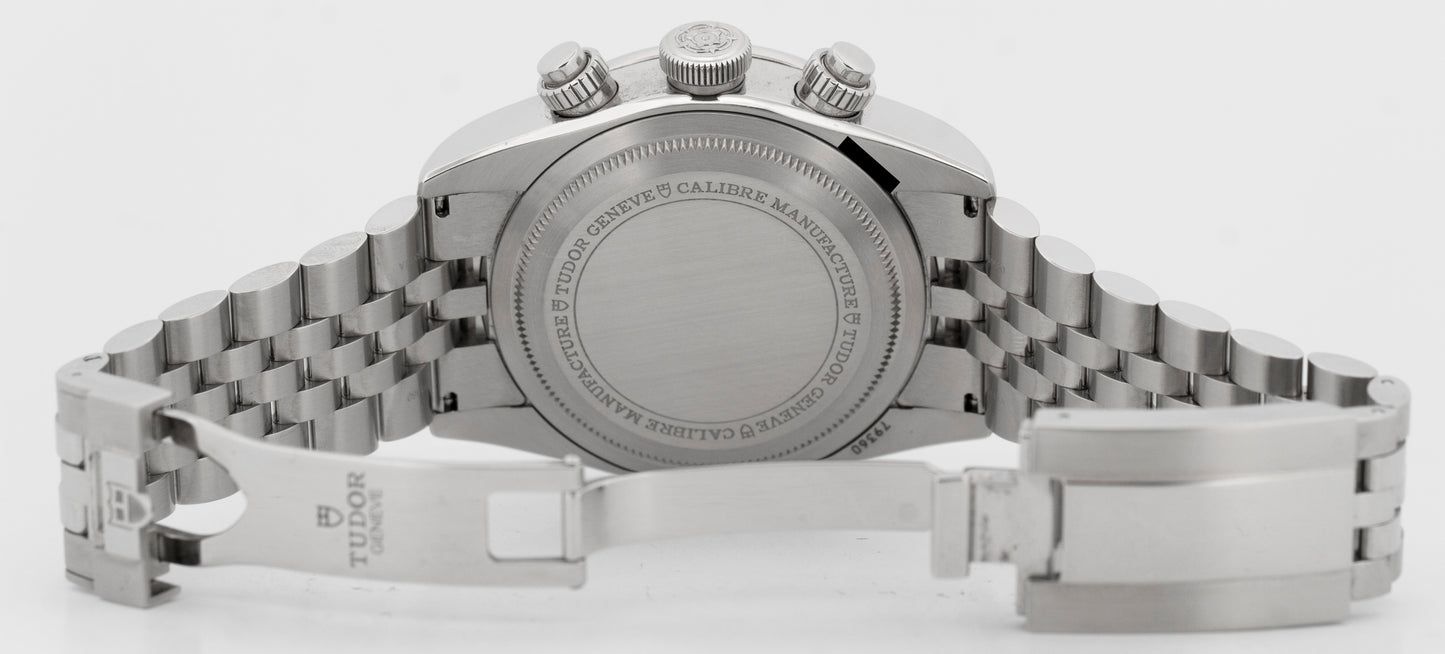 2025 PAPERS Tudor Black Bay Chrono WHITE Stainless Steel 41mm 79360N Watch BOX