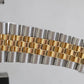 1990 PAPERS Rolex DateJust WHITE Two-Tone Yellow Gold Steel 36mm 16233 Watch BOX