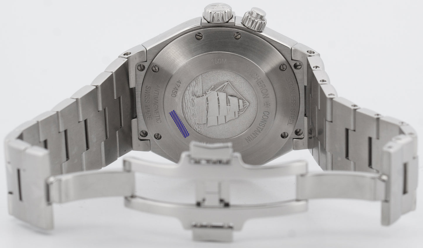 Vacheron Constantin Overseas Dual Time Steel BLACK 42mm 47450/B01A-9227 Watch