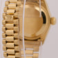 VINTAGE Rolex DateJust President 26mm CHAMPAGNE 18K Yellow Gold Fluted 6917
