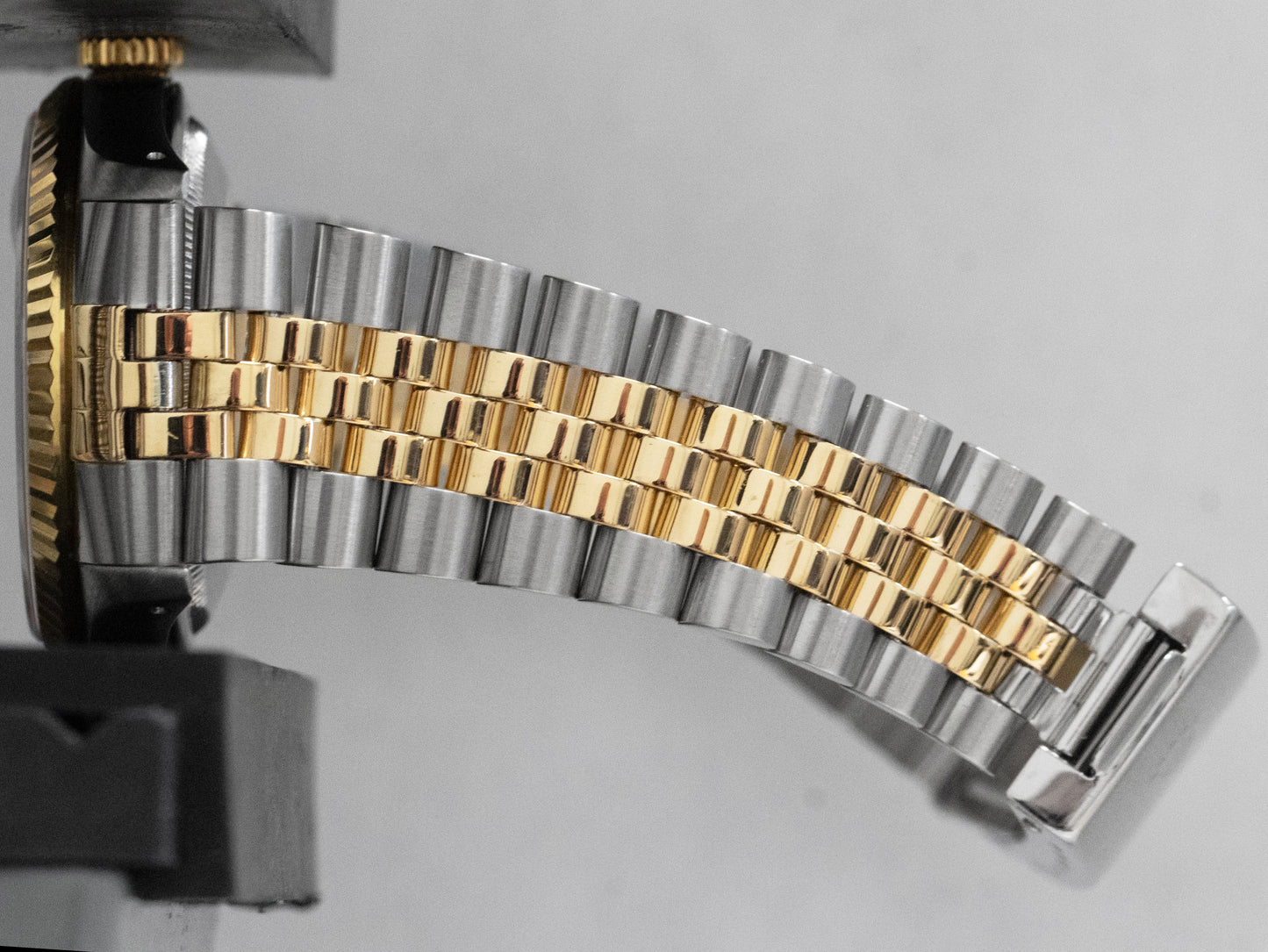 Rolex DateJust 36mm BLUE 18K Yellow Gold Stainless Steel JUBILEE Watch 16233