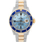 Rolex Submariner Date 40mm BLUE MOP DIAMOND Two-Tone 18K Gold Steel 16613 Watch
