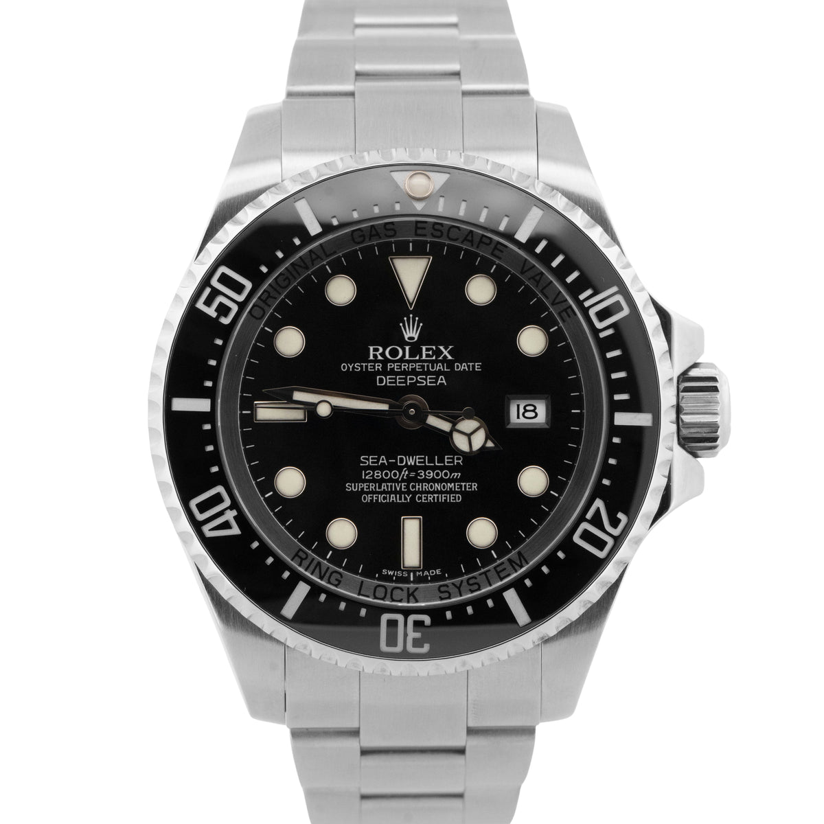 2011 PAPERS Rolex Sea-Dweller Deepsea BLACK Steel 44mm 116660 Watch BOX