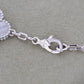 2021 PAPERS Van Cleef & Arpels Vintage Alhambra 10 Motif Chalcedony Necklace BOX
