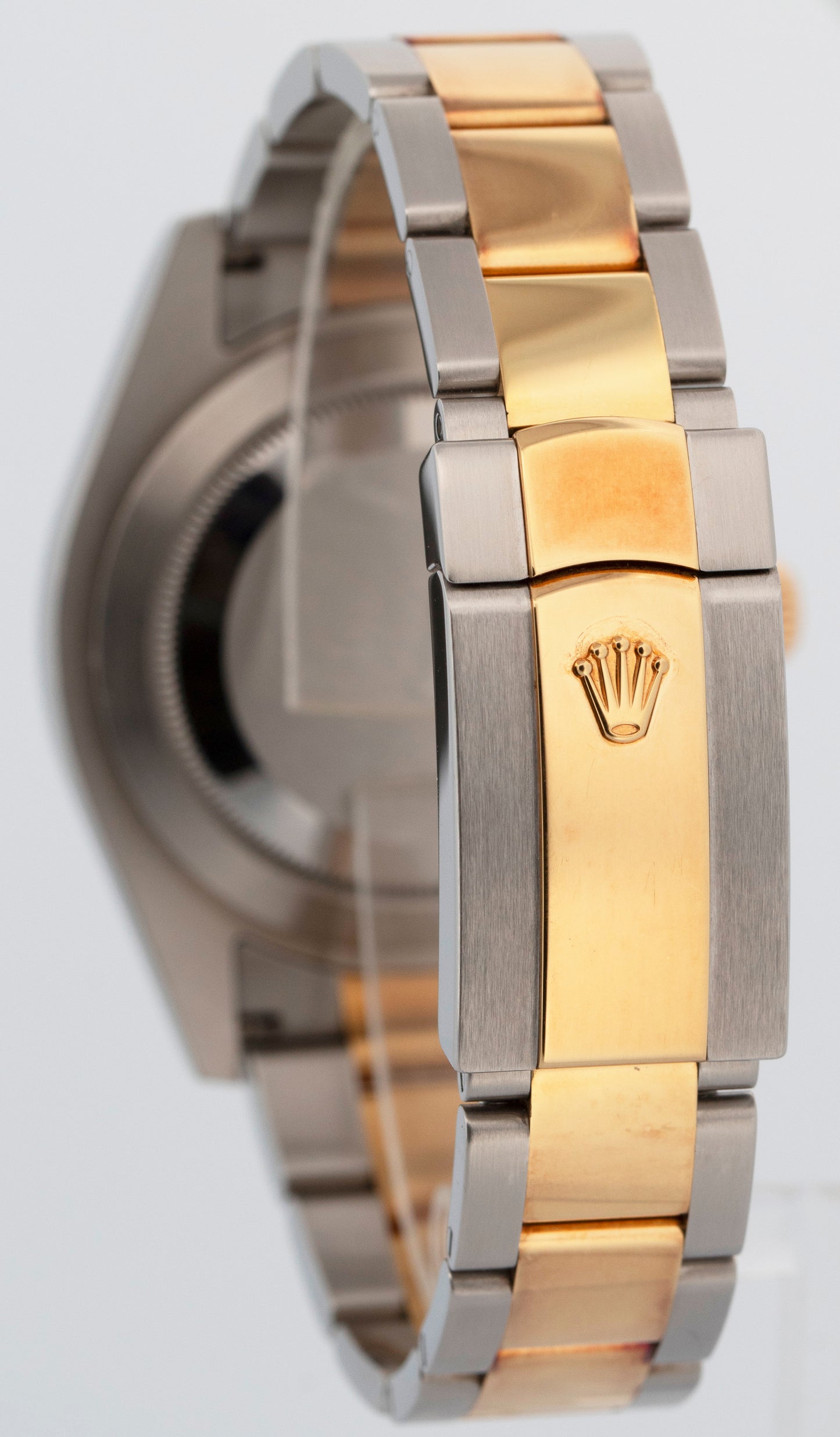 2010 PAPERS Rolex DateJust II BLACK Two-Tone Gold 41mm 116333 Watch BOX