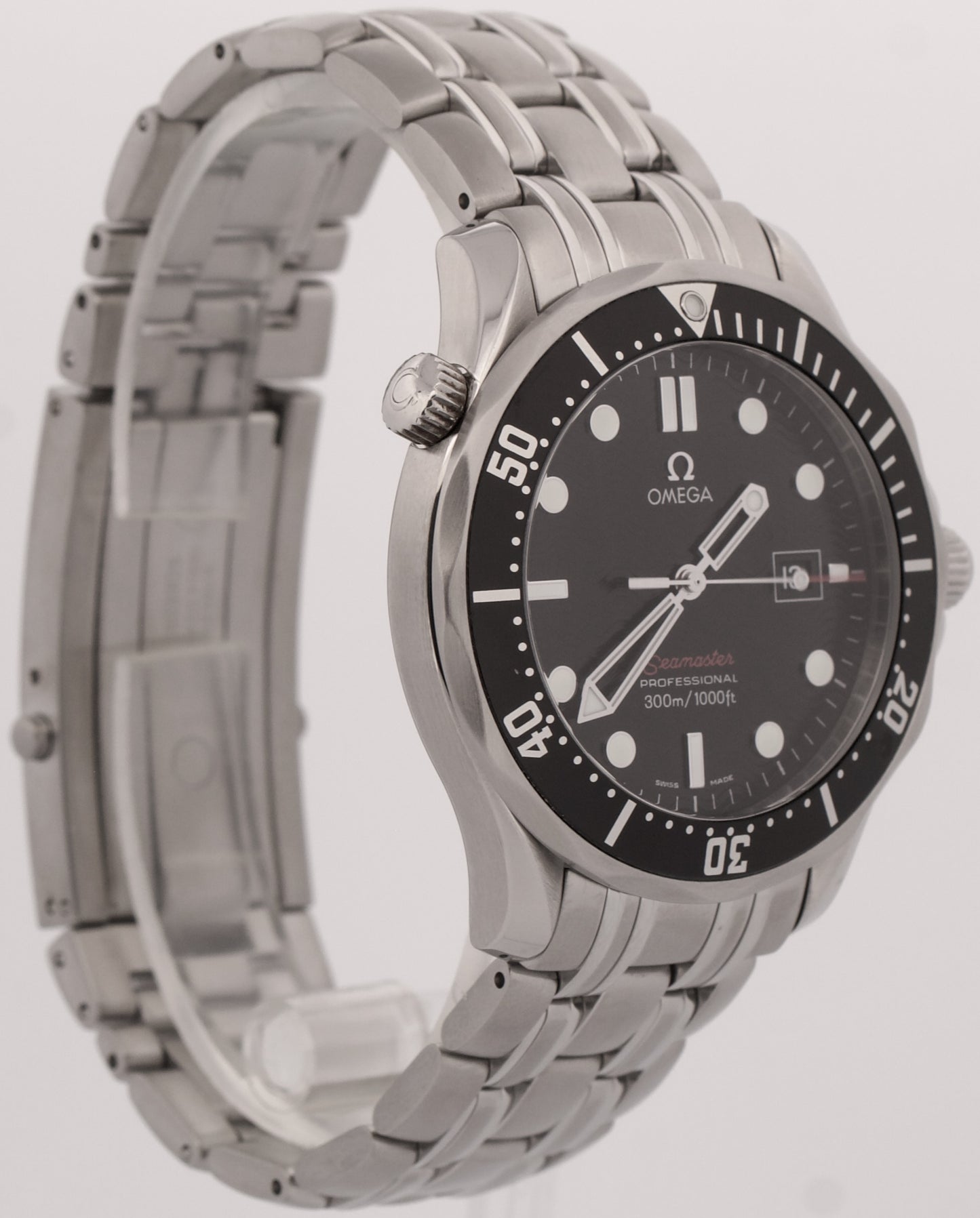 Omega Seamaster Diver 300M 41mm BLACK WAVE Quartz Steel 212.30.41.61.01.001 BOX