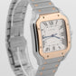 Cartier Santos 4072 / W2SA0009 White Two-Tone Gold 39.8mm Watch Box Papers