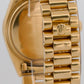 VINTAGE 1972 Rolex Day-Date President BLUE DIAMOND 36mm 18K Yellow Gold 1803
