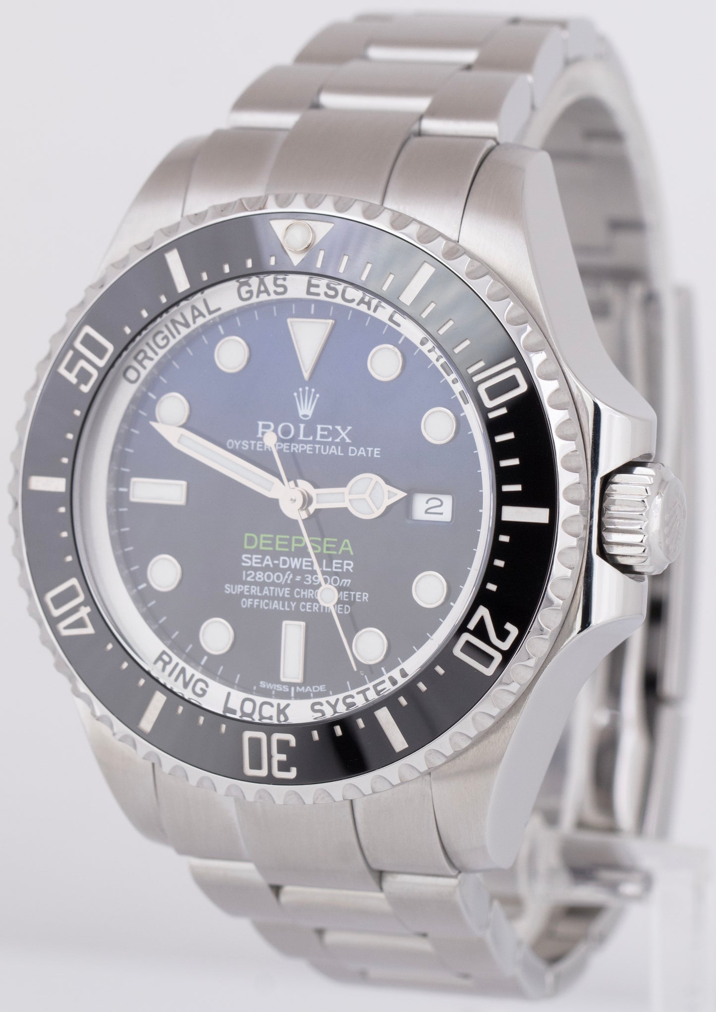 MINT Rolex Sea-Dweller Deepsea JAMES CAMERON Blue Black 116660 44mm Dive Watch