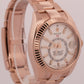 2021 PAPERS Rolex Sky-Dweller WHITE 18K Rose Gold OYSTER Fluted 42mm 326935 BOX