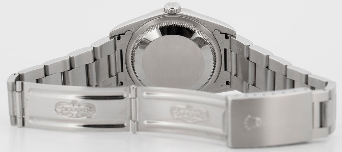 Rolex DateJust 16200 Blue Roman Stainless Steel 36mm Oyster Watch