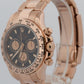 Rolex Daytona Cosmograph 116505 Black 40mm 18K Rose Gold Chronograph Watch Box