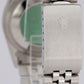 NOS Rolex DateJust Silver 36mm Stainless Steel 18K White Gold Watch 16234 BOX