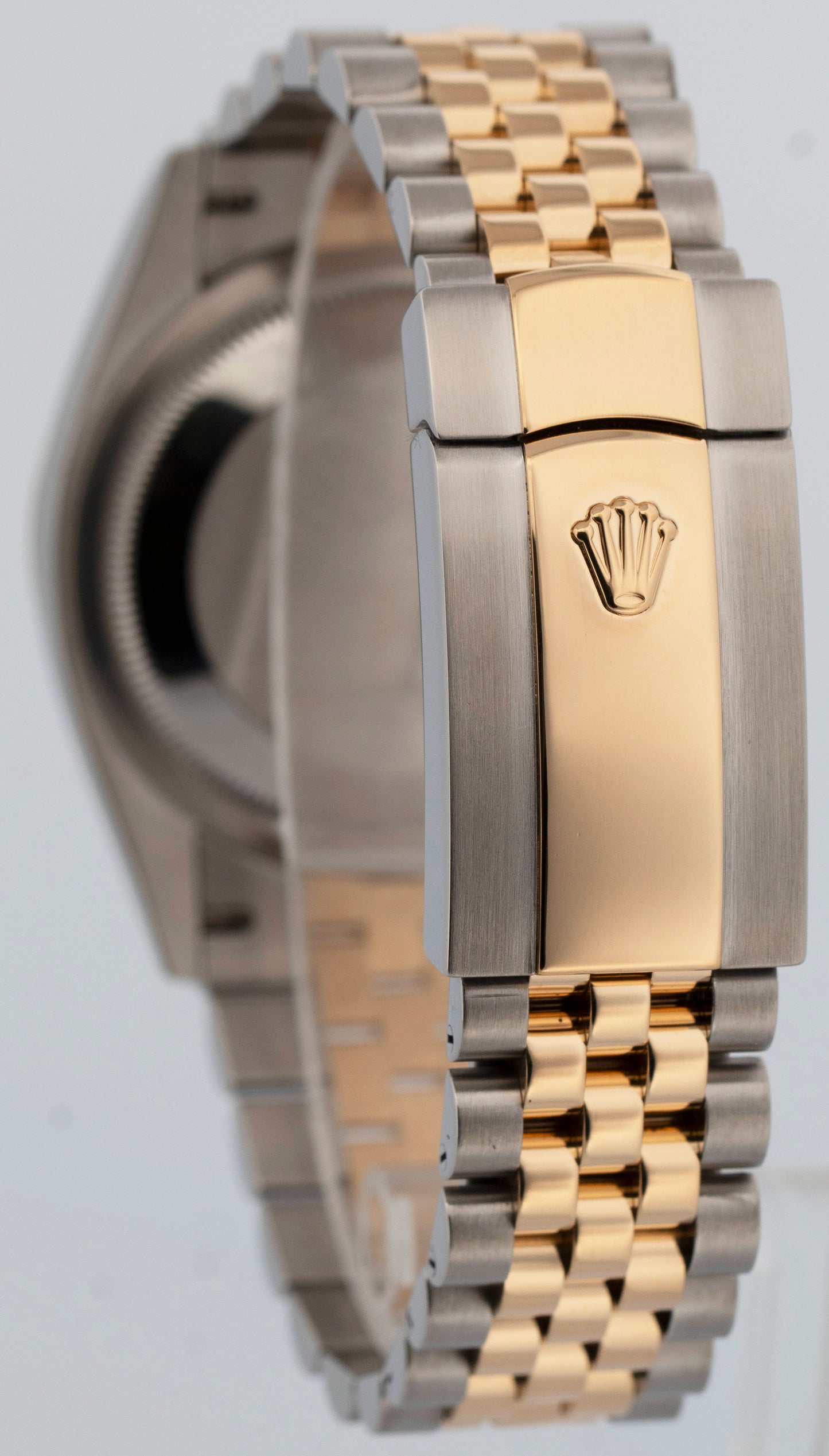 Rolex DateJust SILVER DIAMOND JUBILEE Two-Tone Gold 36mm 126233 Watch BOX