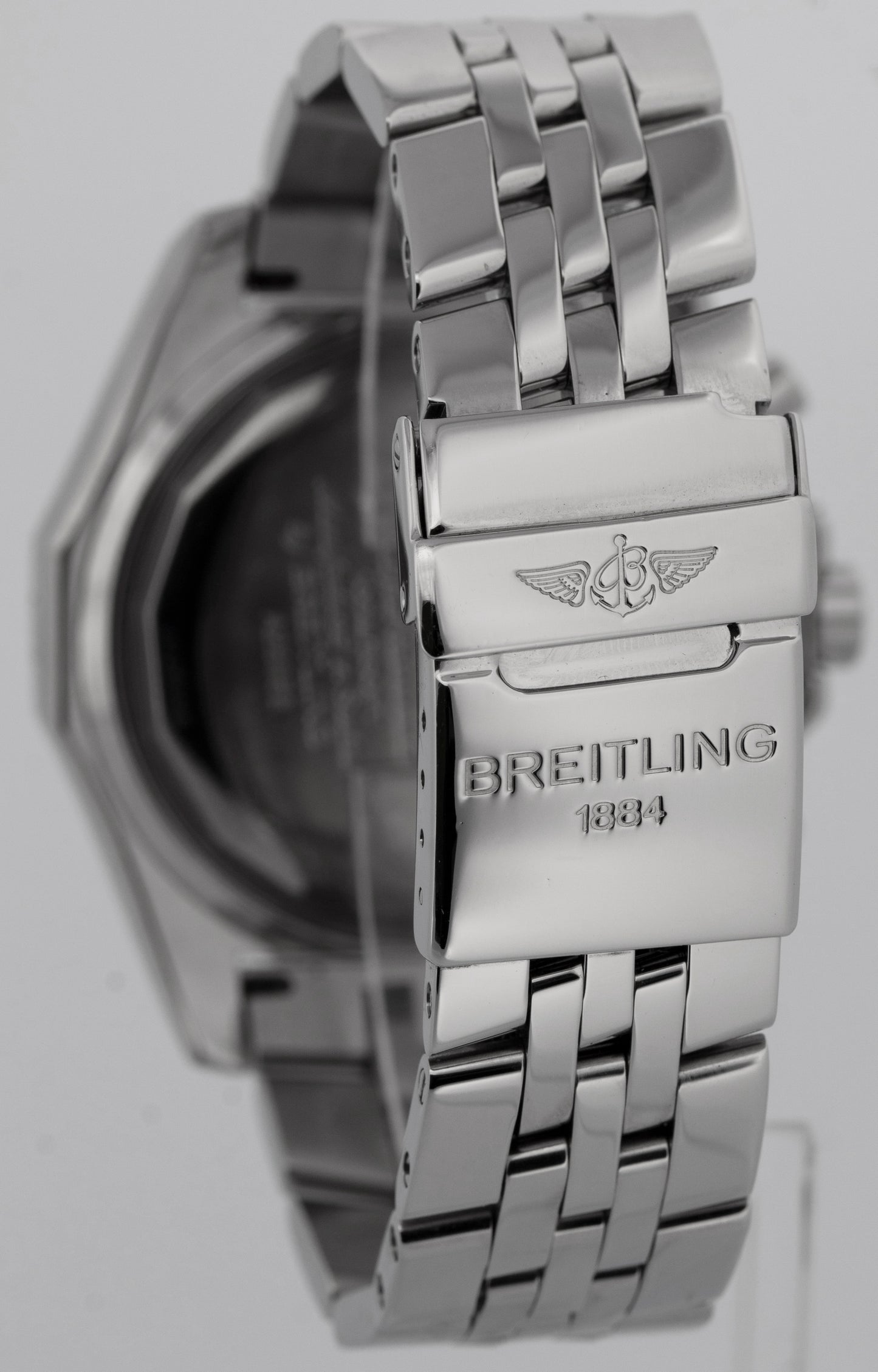 Breitling For Bentley Motors Chronograph Blue Stainless Steel A25362 49mm BOX