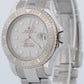 2014 PAPERS Rolex Yacht-Master Mid-Size Platinum Steel 35mm Watch 168622 BOX