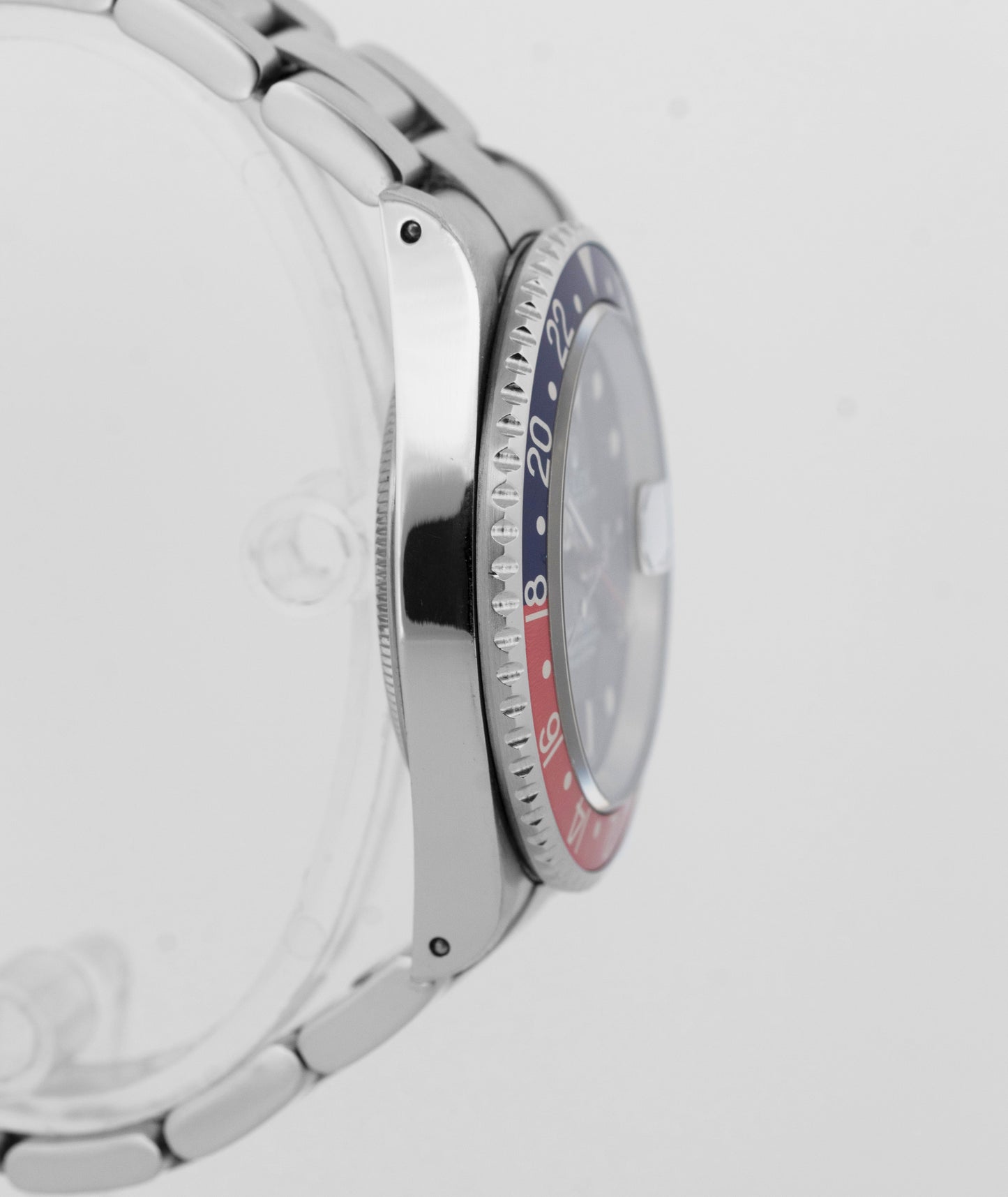 PAPERS Rolex GMT-Master II PEPSI Blue Stainless Steel Date 16710 Watch BOX