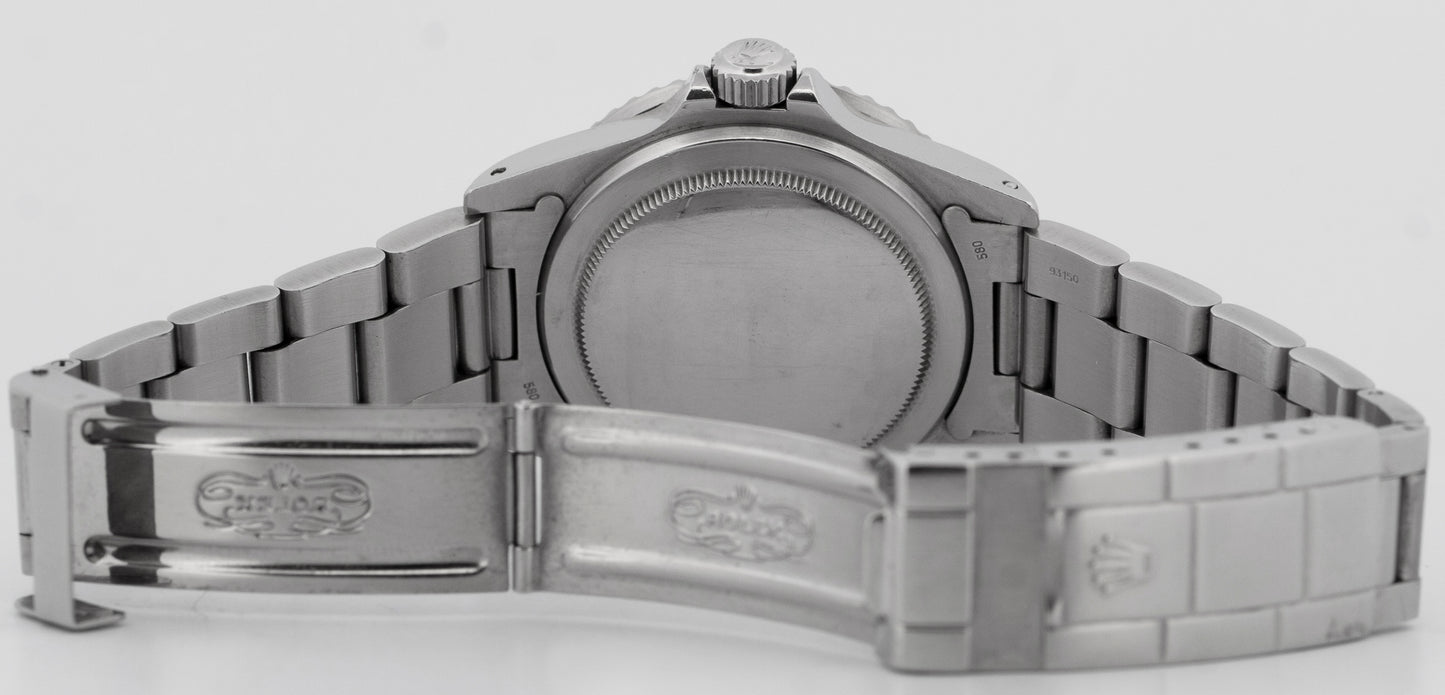 VINTAGE Rolex Submariner Spider Black 40mm Stainless Steel Automatic 5513