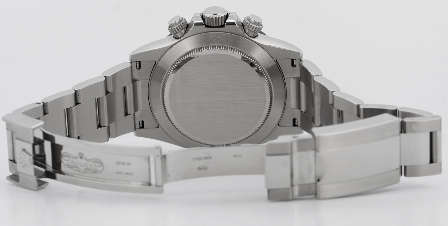 2022 PAPERS Rolex Daytona Cosmograph BLACK Ceramic 40mm Stainless 116500 LN BOX