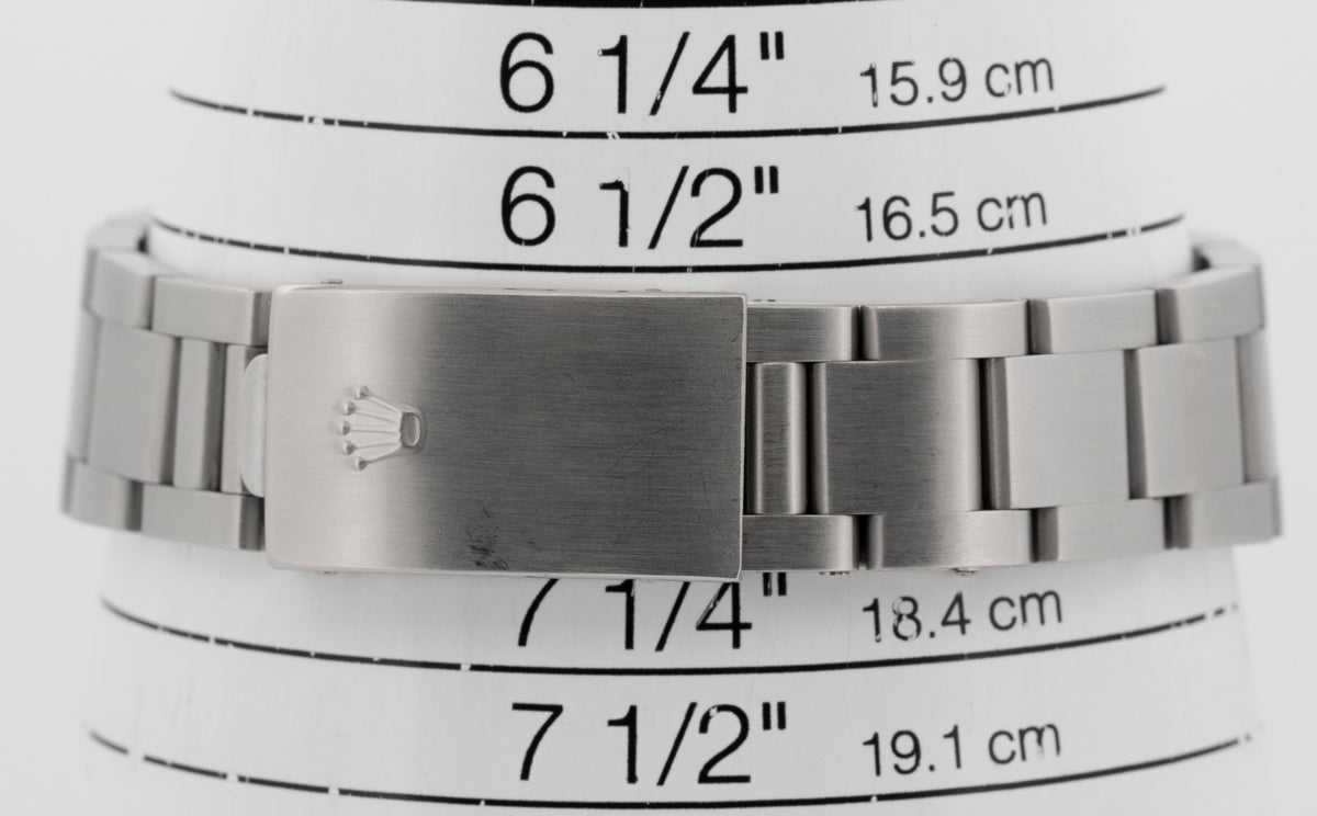 Rolex DateJust 16200 Blue Roman Stainless Steel 36mm Oyster Watch