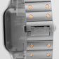 Cartier Santos 4072 / W2SA0009 White Two-Tone Gold 39.8mm Watch Box Papers