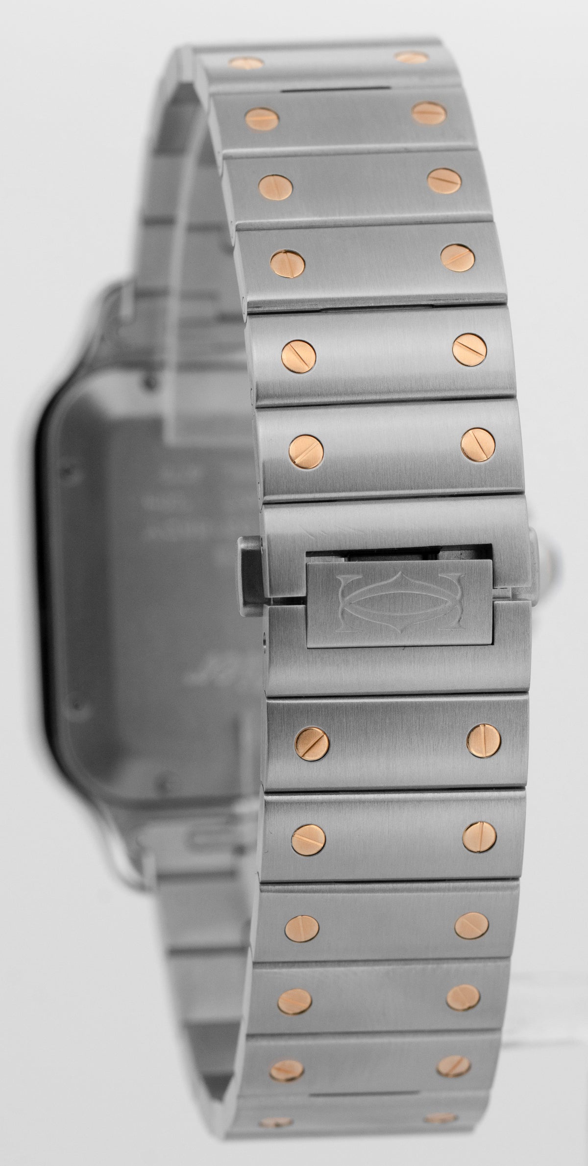 Cartier Santos 4072 / W2SA0009 White Two-Tone Gold 39.8mm Watch Box Papers