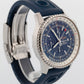 2019 PAPERS Breitling Navitimer BLUE Stainless Steel 46mm A24322 Watch BOX