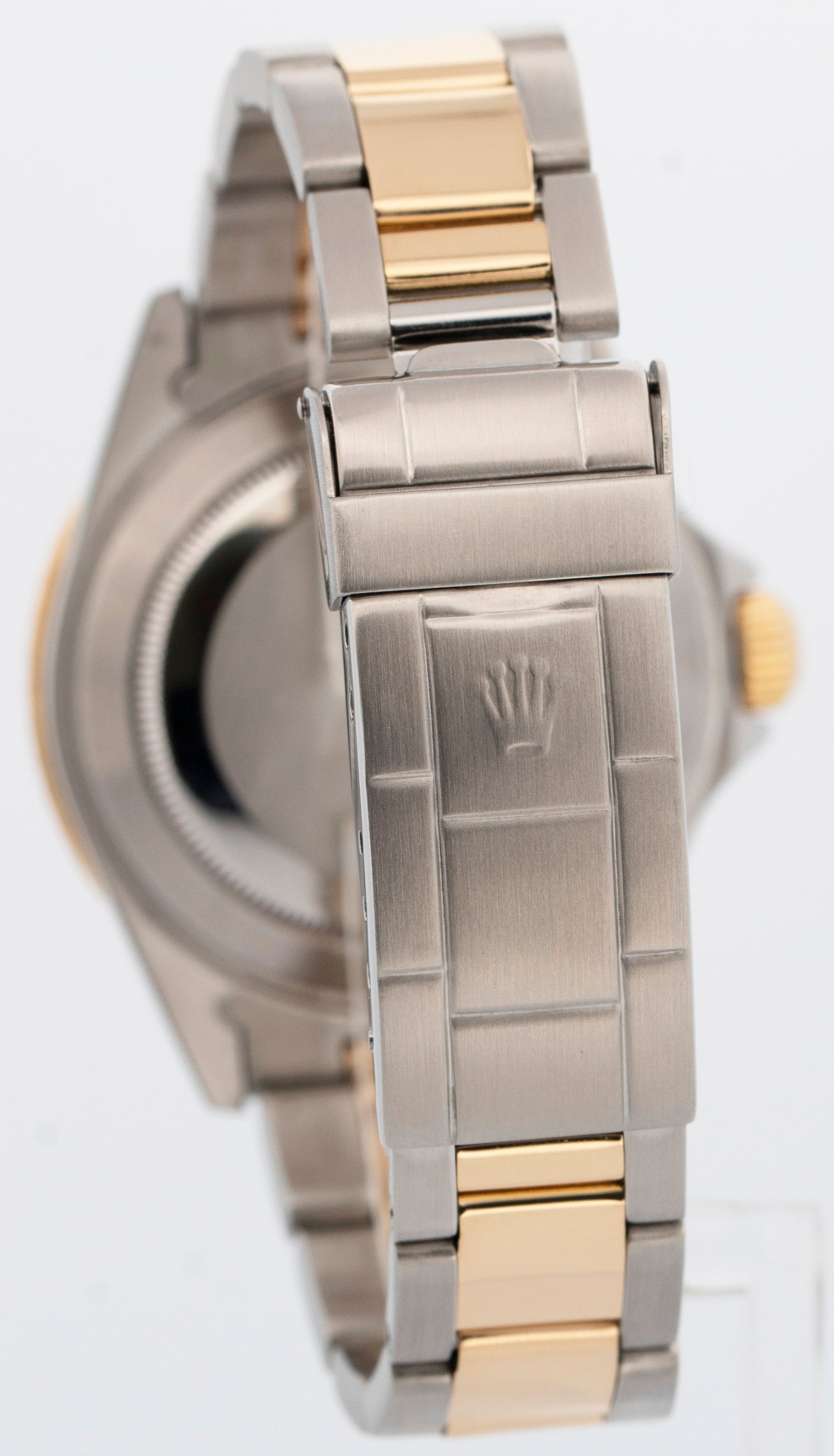 Rolex Submariner Date 40mm BLUE MOP DIAMOND Two-Tone 18K Gold Steel 16613 Watch