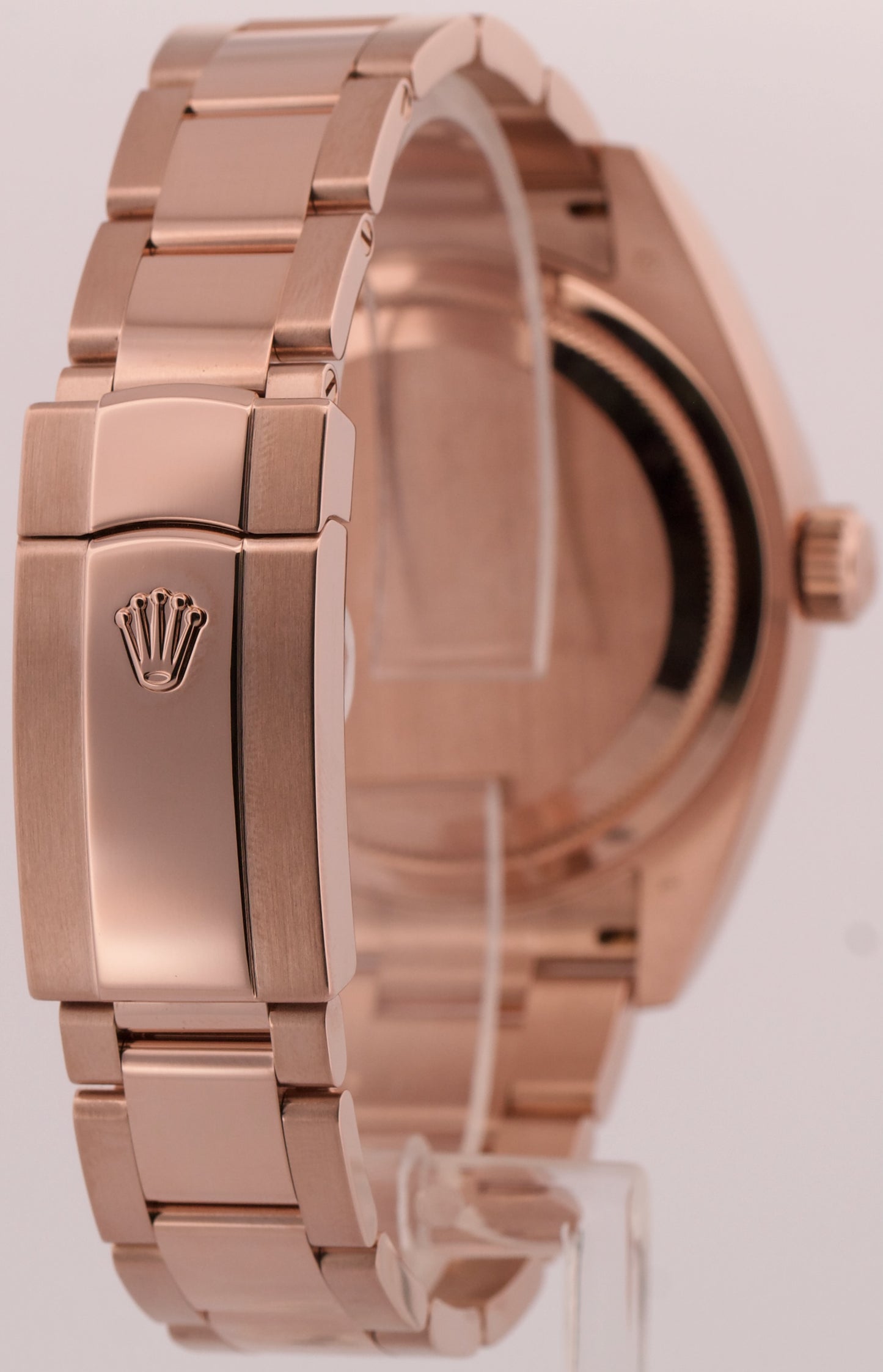 2021 PAPERS Rolex Sky-Dweller WHITE 18K Rose Gold OYSTER Fluted 42mm 326935 BOX