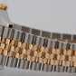 Rolex DateJust SILVER DIAMOND JUBILEE Two-Tone Gold 36mm 126233 Watch BOX