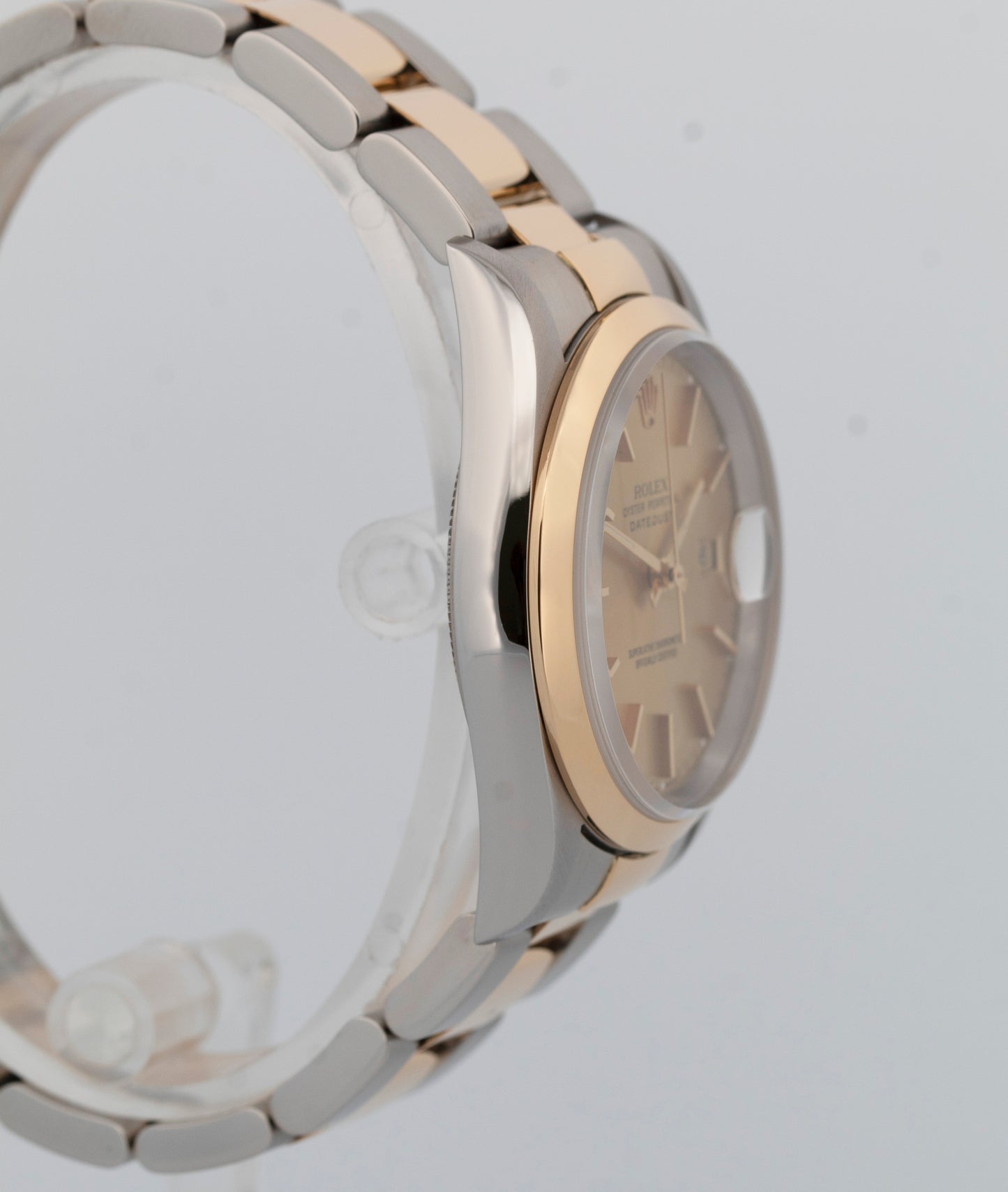 PAPERS Rolex DateJust 36mm Champagne Two-Tone 18K Gold Oyster 16203 Watch BOX