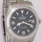 2023 NEW PAPERS Rolex Explorer I 40mm Stainless Steel Black 224270 Watch BOX