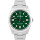 2021 Rolex Oyster Perpetual 124300 Green Steel 41mm Watch Box Papers