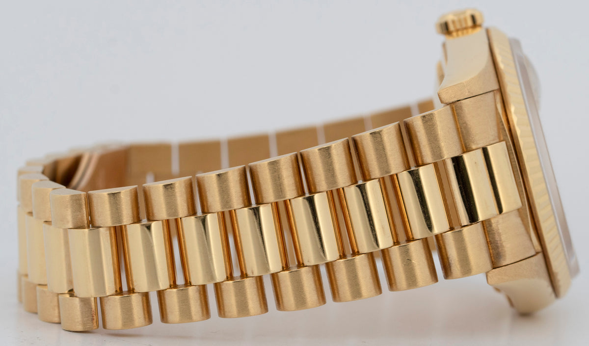 Rolex Day-Date President 18238 Diamond Champagne 18K Yellow Gold 36mm Watch