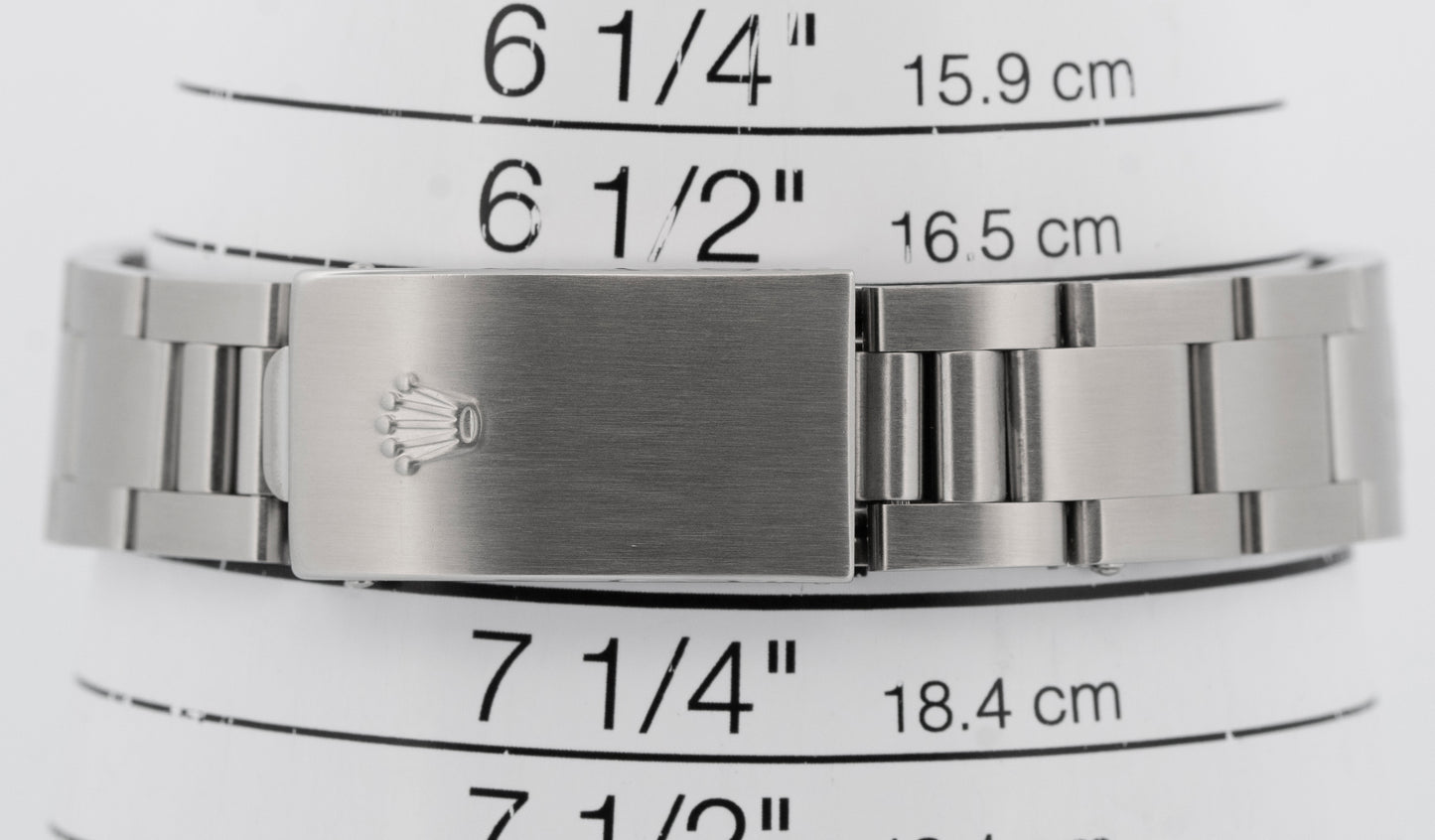 PAPERS Ladies Rolex DateJust Blue 31mm Stainless Steel Oyster Watch 78240 BOX